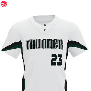 Meilleur 2025 Softball Sublimation Baseball Uniforme Jersey Chemises En Gros Imprimé Baseball Jersey Sportswear Chemise pour Adulte - Product Image 6