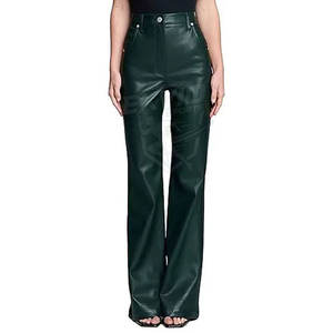 Pantalones de Cuero de Moda para Mujer, Diseño Nuevo, PU, con MOQ Bajo, en Diferentes Colores, Pantalones de Cuero para Mujer Más Vendidos - Product Image 4