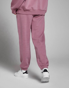 Nuevo Conjunto Deportivo Extra Grande para Mujer de Alta Calidad, 100% Algodón, Estampado Personalizado, Hombros Caídos, Sudadera con Capucha y Pantalones Deportivos - Product Image 4