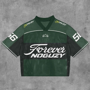 Fabricante de camisetas personalizadas de alta calidad, camiseta de fútbol de gran tamaño recortada y cuadrada para hombre, Camiseta deportiva de malla de béisbol y fútbol - Product Image 5