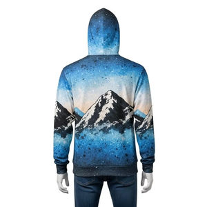 Sudadera con Capucha de Forro Polar de Secado Rápido, Algodón y Poliéster, Ligera, Transpirable, Suave, Ecológica, con Estampado de Leopardo, Estilo Casual Urbano para Invierno - Product Image 2