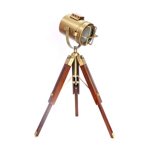 Reflector náutico de latón envejecido de alta calidad hecho a mano Oficina Cine Sala de estar Dormitorio Acero inoxidable Madera Aluminio - Product Image 6