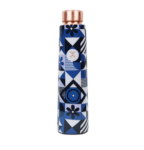 <b>Copper</b> Water Bottle With High On Demanding Latest Bottle Enamel Printed Ayurvedic Pure <b>Copper</b> Vessel Yoga Water Bottle - Product Image 1