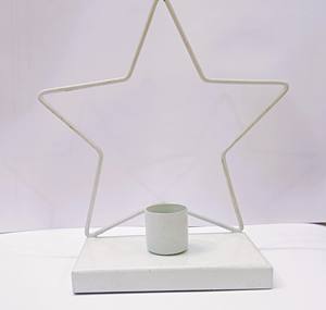 Adorno de árbol de Navidad de Estrella de Plata hecho a mano Metal pulido tamaño personalizado Reino Unido fundición de Metal decoración de Navidad - Product Image 3