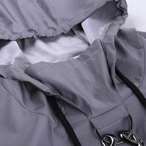 Sweat à capuche réfléchissant à manches longues pour femmes, sweat à capuche réfléchissant léger de haute qualité pour femmes, logo personnalisé - Product Image 6