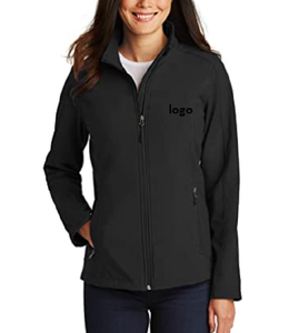 ร้อนขายผู้หญิงหลักซอฟท์เชลล์แจ็คเก็ต100% โพลีเอสเตอร์นำเข้าซิปปิดสต็อกจำนวนมากจัดหาจากบังคลาเทศ - Product Image 1