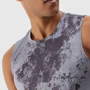 Custom Design Men's Breathable Plus Size Activewear Tank Tops Eco-Friendly Anti-Shrink Anti-Pilling Quick Dry 100% Cotton - Product Image 5