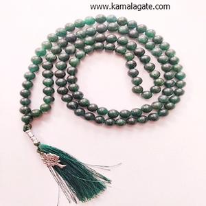 สร้อยคอลูกปัด JAP Mala ทำด้วยมือขนาด8มม. ทำด้วยมือหินอัญมณีสไตล์บำบัดกึ่งมีค่า - Product Image 4