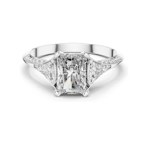 1.723 CT Lab Diamond <b>Ring</b> for Women VVS-VS EF Clarity 18KT, 14KT, 10KT Gold & 925 Silver Rose, Yellow, White Gold & - Product Image 3