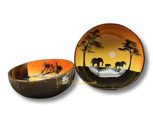Wholesale Vietnam Handicraft Lacquer Coconut <b>Bowl</b> Modern Style Colorful Good Choice - Product Image 2