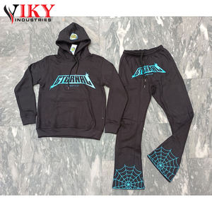 Impresión de logotipo personalizado Mejor proveedor Venta al por mayor Serigrafía Buena calidad Chándales acampanados POR INDUSTRIAS VIKY - Product Image 3