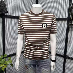 T-shirt unisexe d'été personnalisé 100% jersey de coton de haute qualité à manches courtes avec votre propre logo vierge pour hommes - Product Image 2