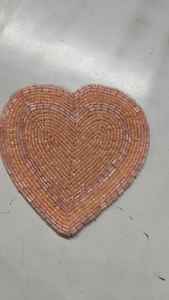 Ethical Artisan Handmade Beaded <b>Skull</b> Coasters Applique Bead Embroidery Motif Custom Boho & Halloween Craft <b>Decoration</b> - Product Image 4