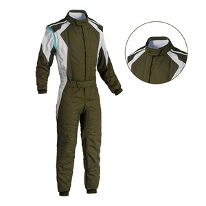 Chaqueta de traje de carreras profesional de una pieza personalizada transpirable % poliéster para hombres mujeres Kart y motociclistas todas las estaciones - Product Image 4