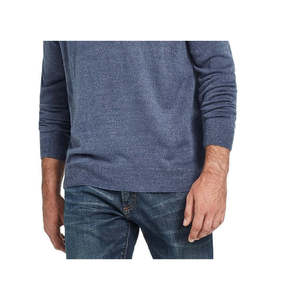 Maglione Vintage Impermeabile da Uomo con Zip a un Quarto, Morbido al Tatto, Blu, Taglia Piccola - Product Image 3