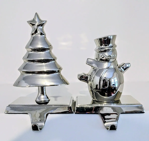 ขายส่งการตกแต่งที่กําหนดเองการออกแบบที่ดีที่สุดโลหะและหินอ่อนต้นคริสต์มาสถุงน่องสําหรับคริสต์มาสแขวนเครื่องประดับ - Product Image 3