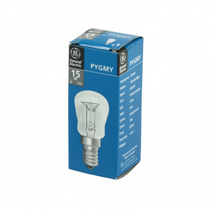 GE 15W E-14 Clear Bulb-Shaped <b>Lamp</b> Conventional 15W for Refrigerator & <b>Projector</b> 1 Piece - Product Image 2