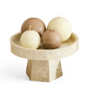 Support à nourriture en nacre, artisanat fait à la main pour buffet de nourriture, présentation de desserts en provenance du Vietnam - Product Image 2