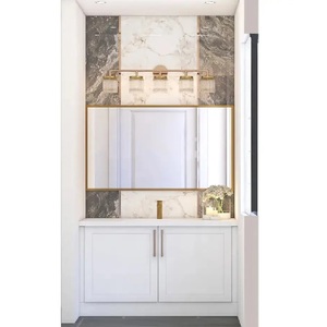 โต๊ะเครื่องแป้งในห้องน้ำดีไซน์ทันสมัยมีหลายสีไม้อัด/เอ็มดีเอฟ/พีวีซีโต๊ะเครื่องแป้งในห้องน้ำคอมโบจากเวียดนาม - Product Image 5