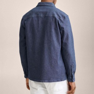 เสื้อเชิ้ตผ้าเดนิมสำหรับผู้ชายเสื้อยีนส์ส่งตรงจากโรงงาน - Product Image 4