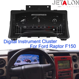 หน้าปัดดิจิตอลอัตโนมัติสำหรับรถฟอร์ด F150 F-150 Raptor ปี 2009-2021 แผงหน้าปัดรถบรรทุก จอแสดงผลความเร็วแบบห้องนักบินเสมือน - Product Image 1