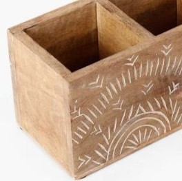 Hot Sale Premium Wooden Utensil Organizer Holder Caddy Tool Organizer In Wood For Kitchen Home Hotel Restaurant - Product Image 6