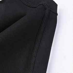 Vente chaude Chemises unisexes à manches longues vierges 230gsm Respirantes à épaules tombantes en coton T-shirts personnalisés T-shirt blanc décontracté sport - Product Image 2