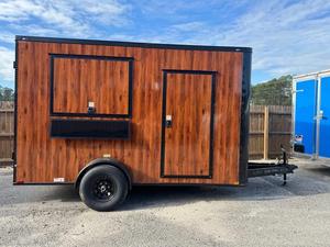 Livraison gratuite Remorque alimentaire mobile de 10 pieds pour tacos et burritos Entièrement équipée Cuisine de rue mexicaine pour la restauration et la création d'entreprise - Product Image 3