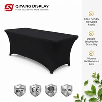 Usine En Gros Couverture De Table Nappes Pour L'événement Plain Polyester Imperméable Ajusté Stretch Spandex