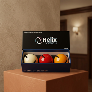 Bolas de Billar Diamond - Carom Helix Vision Black, Juego de 3 Cojines, 61.5mm |   Balón Oficial de la PBA |   Hecho en Corea |   Resina Fenólica - Product Image 1