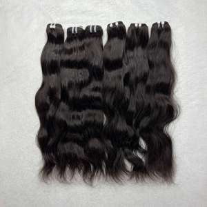 Extensiones de cabello virgen vietnamita, cutícula ondulada natural alineada, estilo de onda profunda suelta, Color negro de proveedor de confianza - Product Image 2