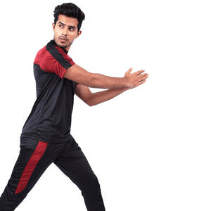 Conjunto de chándal de verano de entrenamiento deportivo de secado rápido de poliéster 100% de alta calidad Conjunto de camiseta y pantalón ajustado para hombre en tarifa barata - Product Image 2