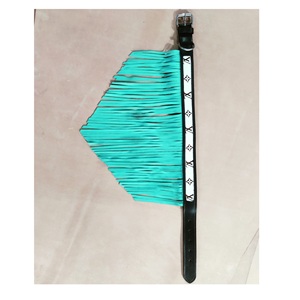 2024 Designers personnalisés accessoires pour animaux de compagnie Design de mode Durable Double couche anneau en D en cuir personnalisé bijou collier de chien en acier inoxydable - Product Image 3