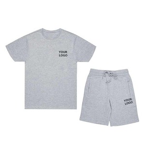 เสื้อยืดและกางเกงขาสั้นผ้าฝ้าย 100% จากโรงงานโดยตรง ชุดสตรีทแวร์ ชุดเซ็ต ผู้ผลิตเสื้อผ้า รับพิมพ์ลายและบรรจุภัณฑ์ตามสั่ง - Product Image 6