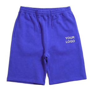 Pantalones cortos holgados de Fitness ajustados de alta calidad para hombre para entrenamiento de gimnasio pantalones casuales con logotipo personalizado servicio OEM sólido disponible para venta al por mayor - Product Image 3
