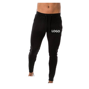 Pantalones de entrenamiento Jogger con bolsillo lateral con cremallera Cintura flexible y cierre de cordón Diseñado como pantalones activos para hombres - Product Image 3