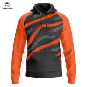 Sweats à capuche en molleton de coton/polyester avec impression en relief, broderie 3D personnalisée, pull tendance, sweats à capuche chauds pour hommes - Product Image 1