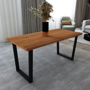 CPT7217-120 tavolo da pranzo lgın tinta unita Teak 120x70