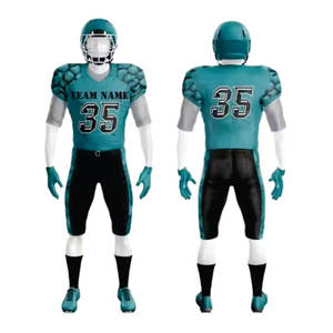 Vêtements de sport de conception de tendance supérieure Uniforme de football américain Tissu de polyester d'impression de sublimation de sport Uniforme de football américain - Product Image 1