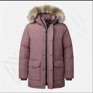 Parkas à capuche pour hommes de qualité supérieure, personnalisables avec votre propre design, hautement isolées thermiquement et coupe-vent - Product Image 1