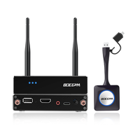 Système de présentation sans fil BYOD 1080P avec prise en charge USB-A et USB C pour les bureaux, les salles de classe et les ateliers de formation