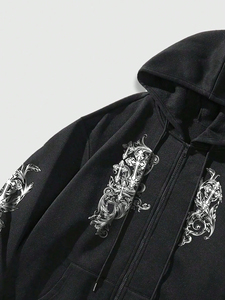 Últimas sudaderas térmicas de peso pesado para hombres de alta calidad personalizado 100% algodón invierno nuevo diseño Rhinestone nuevo último diseño invierno - Product Image 4