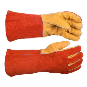 Guantes de soldadura TIG de alta calidad Guantes de cuero industriales de seguridad de fábrica de Pakistán para guantes de soldadura de trabajo - Product Image 4
