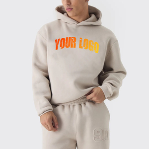 Sweat-shirt à capuche et sweat-shirt de grande taille avec logo imprimé personnalisé de haute qualité Sweat-shirt à capuche pour hommes respirant de style Hip Hop - Product Image 1