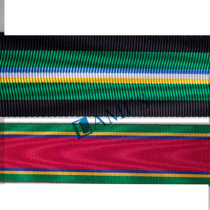 High Quality Ceremony Use Uniform Ribbon & <b>Braids</b> with Water Mylar Material Quality Products <b>Accessories</b> Medal Ribbon - Product Image 1