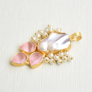 Pendentifs en or plaqué vintage, fabrication artisanale, bijoux pour femmes, prix d'usine, OEM ODM - Product Image 2