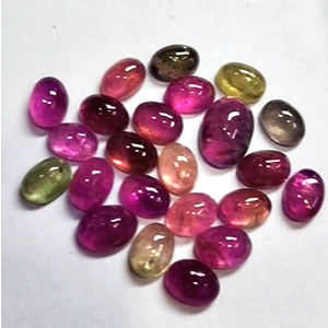 350ชิ้นของทัวร์มาลีนธรรมชาติ5x3 5x4 6x4 7x5 8x6มม. ลูกแพร์รูปไข่3-6มม. กลม Cabochon 205 CTS มาก iroc ขายอัญมณีเรา $164 - Product Image 3