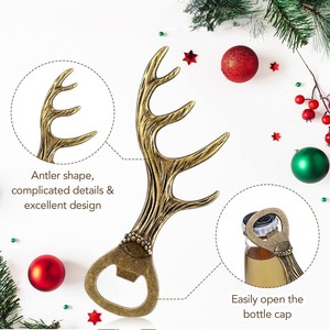 ขายส่งที่เปิดขวดเขากวางโลหะสําหรับงานแต่งงาน - Product Image 5