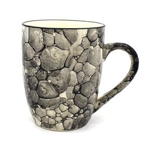 Premium Modern Ceramic Coffee <b>Mug</b> with Lid Customizable Capacity Artistic Glazed Design for Office & Home Decor - Product Image 2