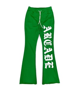 Streetwear personnalisé rouge Joggers sueur pantalon empilé avec des rayures latérales cargo hommes Flare pantalon 2023 - Product Image 5
